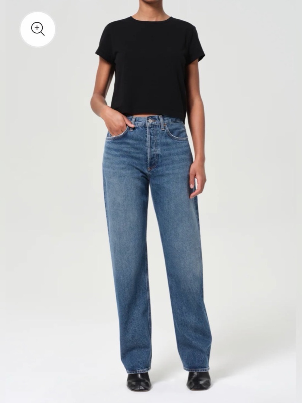 Agolde Kelly High Rise Jeans in Essence Wash